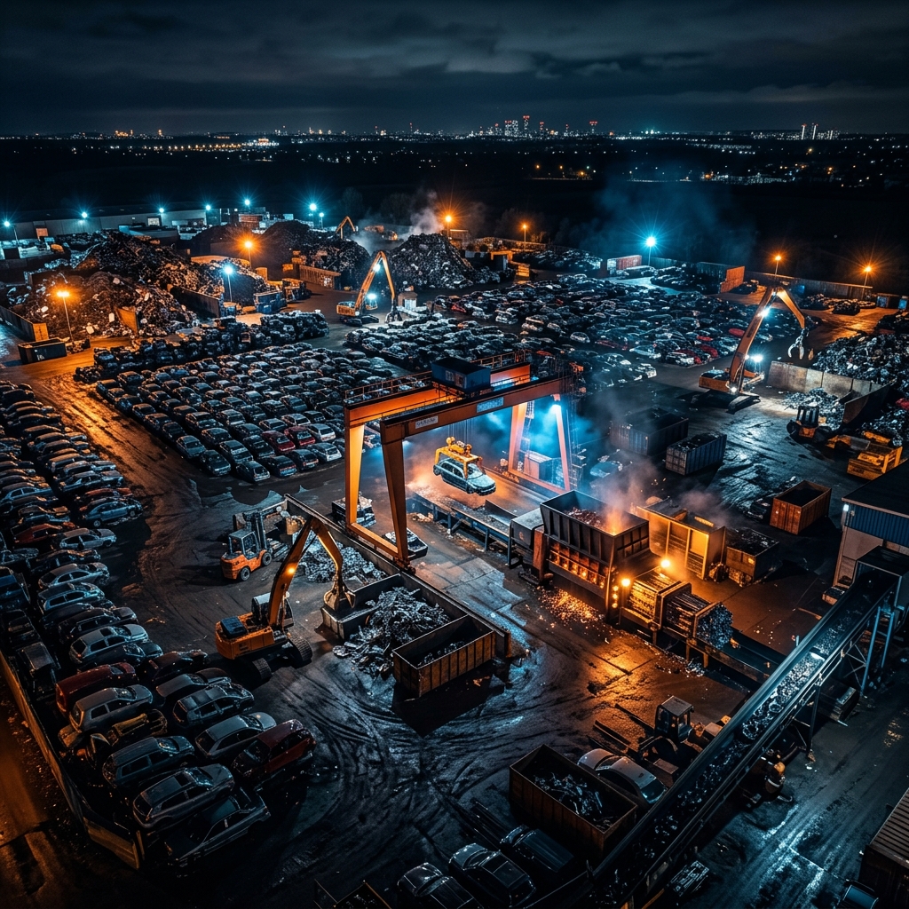 Premium vehicle recycling facility at PS Car Scrapping